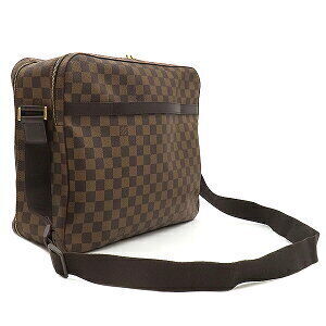 Louis Vuitton leather Dolso Duro Shoulder Ebene Brown Bag Key